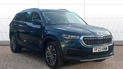 Used Skoda Kodiaq SE L Executive 150 HP (110 kW) 2023 Blue SUV