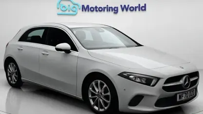 Used Mercedes A180 Executive 136 HP (100 kW) 2020 White Hatchback