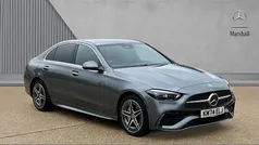 Grey Used 2024 Mercedes C300e AMG Line Premium Sedan | £36,480 (Fair price)