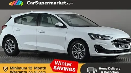 White Used 2023 Ford Focus Titanium Hatchback | £14,597 (Fair price)