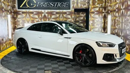 Used Audi RS5 Comfort 450 HP (330 kW) 2018 White Coupe