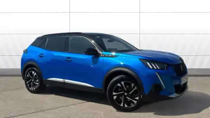 Used Peugeot e-2008 GTi 100 kW (136 HP) 2023 Blue SUV