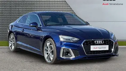 Used Audi A5 S-Line 204 HP (150 kW) 2023 Blue Coupe