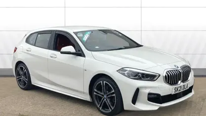 Used BMW 118 M Sport 136 HP (100 kW) 2021 White Hatchback