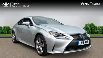 Begagnad Lexus RC300h Luxury Line 223 HK (164 kW) 2016 Silver Sportkupé