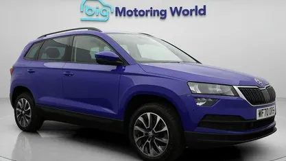 Used Skoda Karoq SE Drive 150 HP (110 kW) 2021 Blue SUV