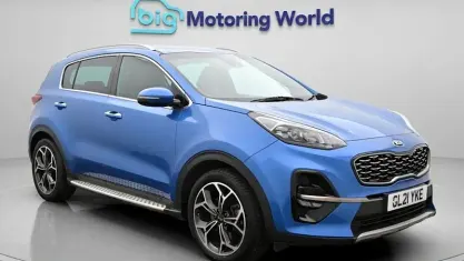 Begagnad Kia Sportage GT-Line 136 HK (100 kW) 2021 Blå SUV
