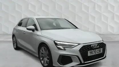 Used Audi A3 Sportback S-Line 150 HP (110 kW) 2024 White Hatchback