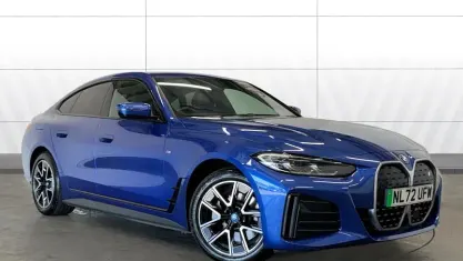 Used BMW i4 M Sport 250 kW (340 HP) 2022 Blue Sedan