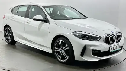 Used BMW 118 M Sport 140 HP (102 kW) 2020 White Hatchback