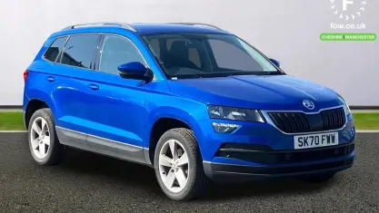Używany Skoda Karoq SE 150 KM (110 kW) 2020 Niebieski SUV