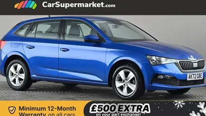 Blue Used 2022 Skoda Scala SE Hatchback | £12,197 (Fair price)