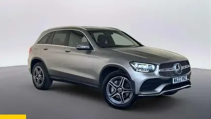 Used Mercedes GLC300 AMG line 320 HP (235 kW) 2022 Silver SUV