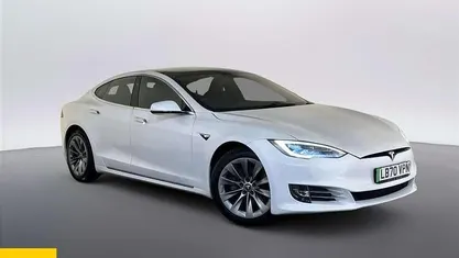 Used Tesla Model S Long Range AWD 311 kW (423 HP) 2020 White Hatchback