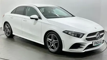 Used Mercedes A250 AMG line 224 HP (164 kW) 2020 White Sedan