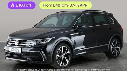 Black Used 2023 VW Tiguan R-line SUV | £27,966 (Fair price)