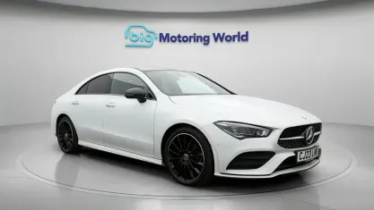 Used Mercedes CLA200 AMG line 163 HP (119 kW) 2022 White Coupe