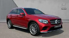 Designo hyacinth red metallic Used 2018 Mercedes GLC250 AMG Line Premium SUV | £22,175 (Fair price)