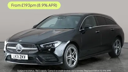 Black Used 2021 Mercedes CLA250e Shooting Brake AMG Line Premium Plus Estate | £16,928 (Fair price)