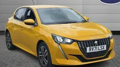 Yellow Used 2021 Peugeot 208 Allure Premium Hatchback | £13,729 (Fair price)
