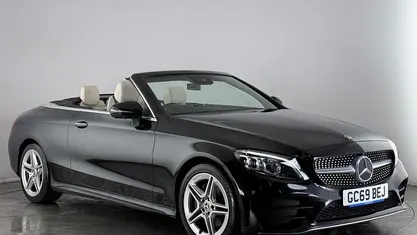Used Mercedes C200 AMG Line Premium Plus 184 HP (135 kW) 2020 Black Cabriolet