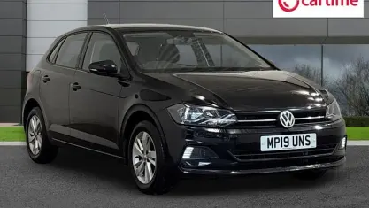 Used VW Polo SE 95 HP (69 kW) 2019 Black Hatchback