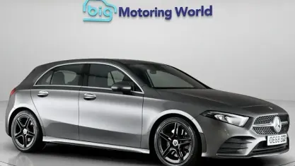 Used Mercedes A250 AMG line 224 HP (164 kW) 2018 Grey Hatchback