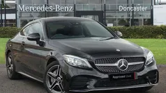 Black Used 2022 Mercedes C300e AMG line Coupe | £25,995 (Good price)