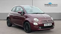 Avantgarde bordeaux metallic Used 2018 Fiat 500 Collezione Hatchback | £7,500 (Fair price)