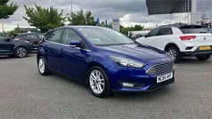 Blue Used 2017 Ford Focus Zetec Hatchback | £5,250 (Good price)