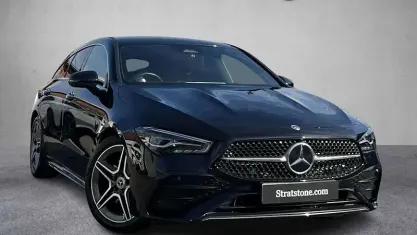 Used Mercedes CLA200 AMG line 163 HP (119 kW) 2023 Black Coupe