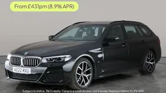 Black Used 2022 BMW 520 M Sport Estate | £24,565 (Fair price)