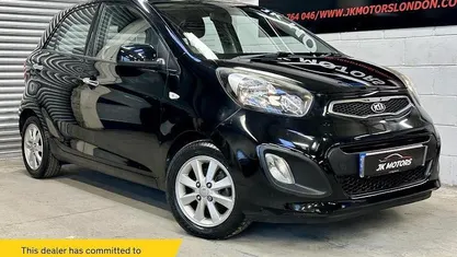 Used Kia Picanto 69 HP (50 kW) 2014 Black Hatchback