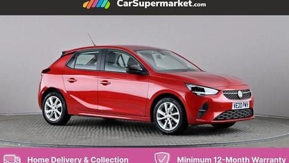 Usado Vauxhall Corsa 75 HP (55 kW) 2020 Vermelho Citadino
