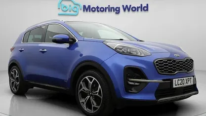 Second-hand Kia Sportage GT-Line S 136 CP (100 kW) 2020 Albastru SUV