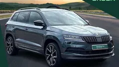 Quartz grey metallic Used 2022 Skoda Karoq SportLine SUV | £24,700 (Fair price)