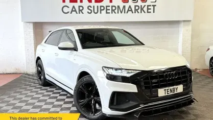 Used Audi Q8 S-Line 286 HP (210 kW) 2019 White SUV