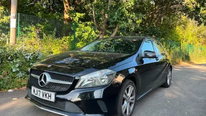 Used Mercedes A180 109 HP (80 kW) 2017 Black Hatchback