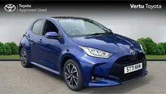 Blue Used 2022 Toyota Yaris Hybrid Design Hatchback | £15,853 (Fair price)