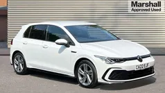 White Used 2022 VW Golf VIII R-line Hatchback | £19,678 (Fair price)