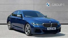 Blue Used 2021 BMW M550 M Sport Sedan | £38,300 (Fair price)