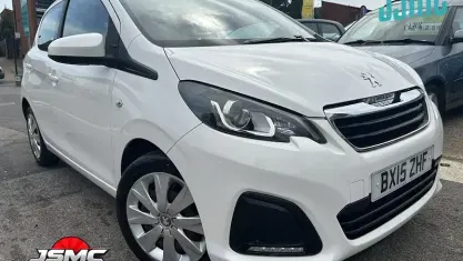 Used Peugeot 108 Active 68 HP (50 kW) 2015 White Hatchback