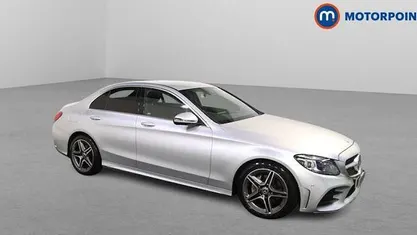 Used Mercedes C200 AMG Line Premium 184 HP (135 kW) 2019 Silver Sedan