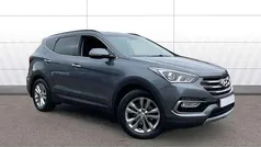 Silver Used 2017 Hyundai Santa Fe Premium SUV | £13,032 (Fair price)