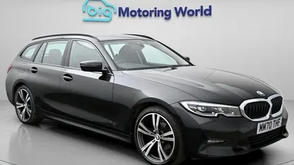 Used BMW 320 Sport Line 184 HP (135 kW) 2021 Black Estate