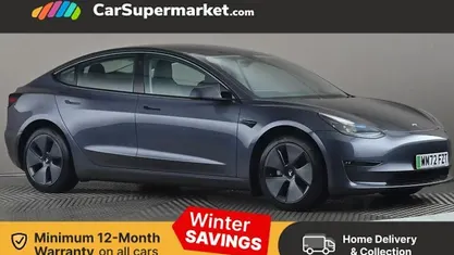 Grey Used 2022 Tesla Model 3 Long Range AWD Sedan | £20,097 (Fair price)