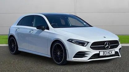 Used Mercedes A180 AMG Line Premium Plus 136 HP (100 kW) 2022 White Hatchback
