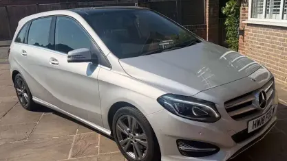 Used Mercedes B180 Exclusive 122 HP (89 kW) 2018 Silver Hatchback