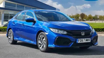 Used Honda Civic SE 129 HP (94 kW) 2017 Blue Hatchback