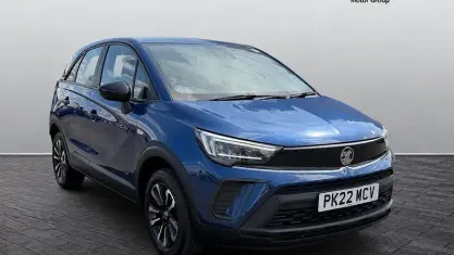 Used Vauxhall Crossland Design Edition 110 HP (80 kW) 2022 Blue SUV